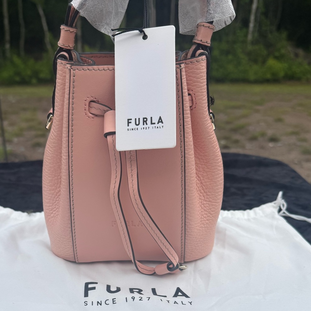 Furla Miastella Marmo Mini Bucket Bag
